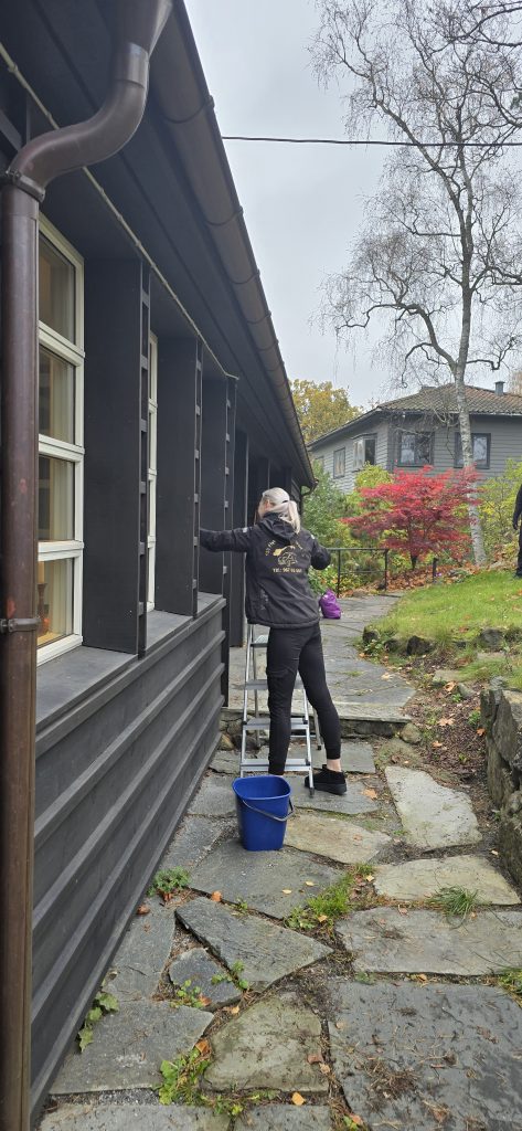 Flyttevask før overlevering av bolig